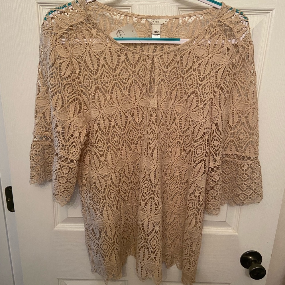 C EST 1946 Crochet Top (CATO)